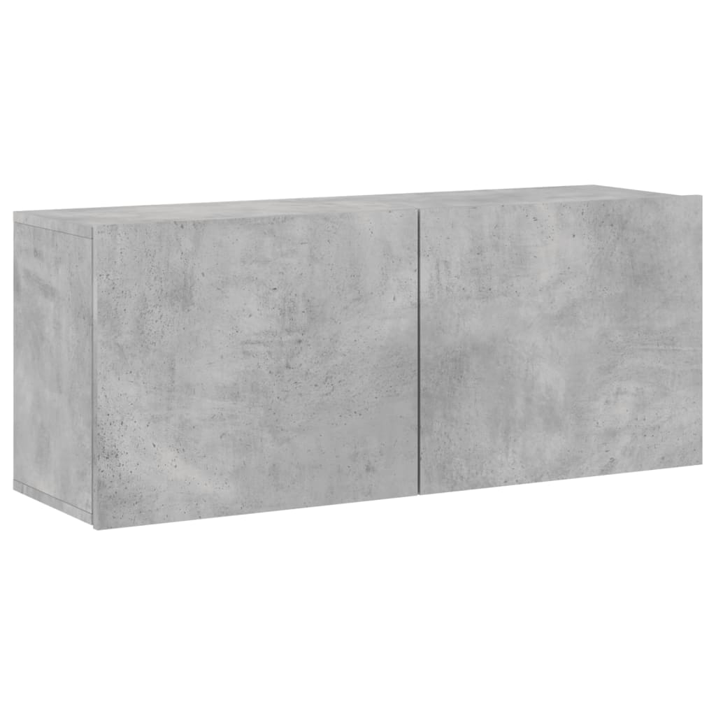 vidaXL TV skříňka nástěnná betonově šedá 100 x 30 x 41 cm
