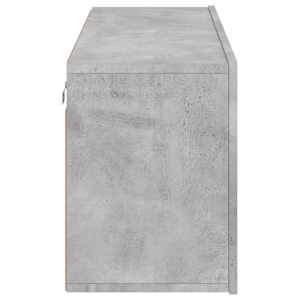 TV skříňka nástěnná betonově šedá 100 x 30 x 41 cm - obrázek 7