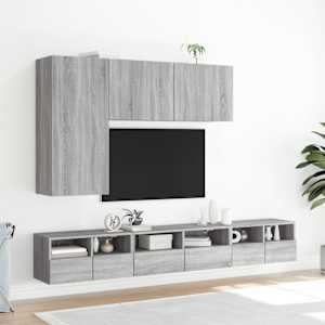 TV skříňka nástěnná šedá sonoma 100 x 30 x 41 cm - obrázek 11