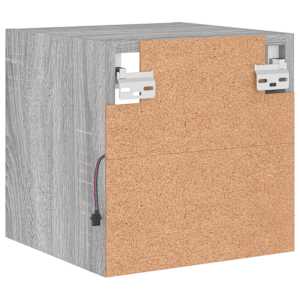 Nástěnné TV skříňky s LED 2 ks šedé sonoma 30 x 28,5 x 30 cm - obrázek 8