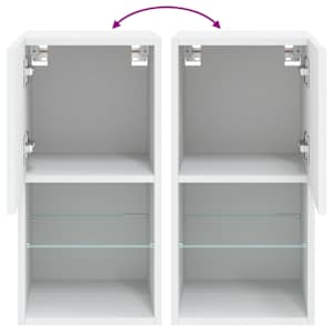 TV skříňky s LED osvětlením 2 ks bílé 30,5 x 30 x 60 cm - obrázek 12