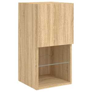 TV skříňky s LED osvětlením 2 ks dub sonoma 30,5 x 30 x 60 cm - obrázek 7
