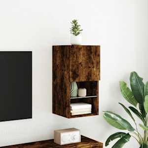 TV skříňka s LED osvětlením kouřový dub 30,5 x 30 x 60 cm - obrázek 4