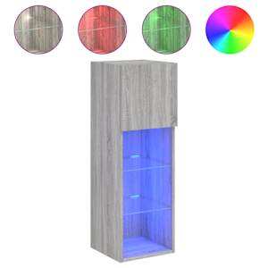 TV skříňka s LED osvětlením šedá sonoma 30,5 x 30 x 90 cm - obrázek 2