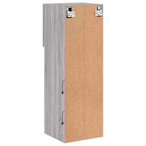 TV skříňka s LED osvětlením šedá sonoma 30,5 x 30 x 90 cm - obrázek 11