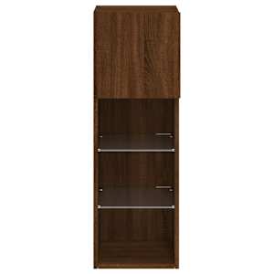 TV skříňky s LED osvětlením 2 ks hnědý dub 30,5 x 30 x 90 cm - obrázek 9