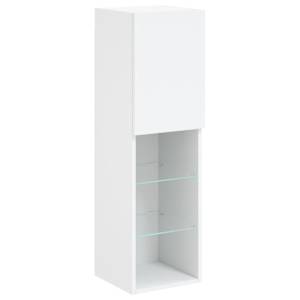 TV skříňka s LED osvětlením bílá 30,5 x 30 x 102 cm - obrázek 7