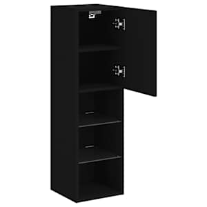 TV skříňka s LED osvětlením černá 30,5 x 30 x 102 cm - obrázek 8