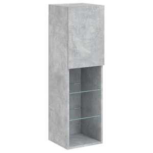 TV skříňka s LED osvětlením betonově šedá 30,5 x 30 x 102 cm - obrázek 7