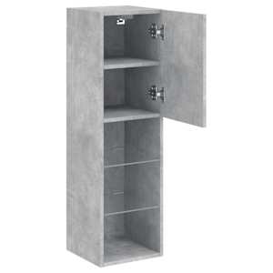TV skříňka s LED osvětlením betonově šedá 30,5 x 30 x 102 cm - obrázek 8