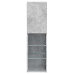 TV skříňka s LED osvětlením betonově šedá 30,5 x 30 x 102 cm - obrázek 9