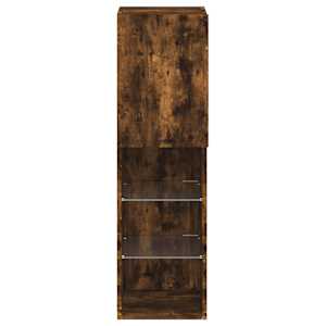 TV skříňka s LED osvětlením kouřový dub 30,5 x 30 x 102 cm - obrázek 9