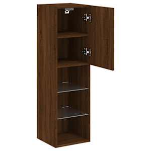 TV skříňka s LED osvětlením hnědý dub 30,5 x 30 x 102 cm - obrázek 8