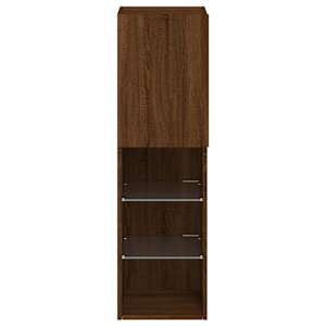 TV skříňka s LED osvětlením hnědý dub 30,5 x 30 x 102 cm - obrázek 9