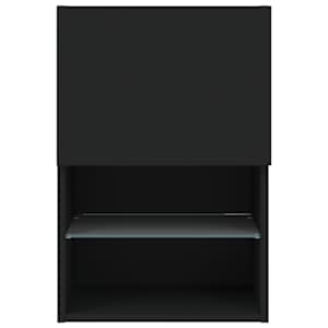 TV skříňka s LED osvětlením černá 40,5 x 30 x 60 cm - obrázek 9