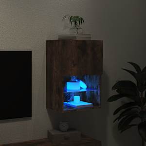 TV skříňka s LED osvětlením kouřový dub 40,5 x 30 x 60 cm - obrázek 5