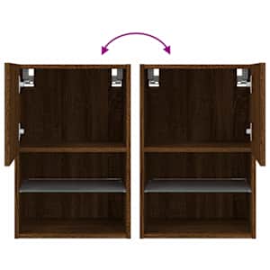 TV skříňka s LED osvětlením hnědý dub 40,5 x 30 x 60 cm - obrázek 12
