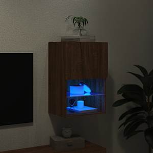 TV skříňka s LED osvětlením hnědý dub 40,5 x 30 x 60 cm - obrázek 5