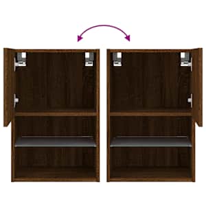 TV skříňky s LED osvětlením 2 ks hnědý dub 40,5 x 30 x 60 cm - obrázek 12