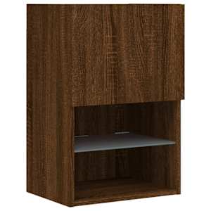 TV skříňky s LED osvětlením 2 ks hnědý dub 40,5 x 30 x 60 cm - obrázek 7