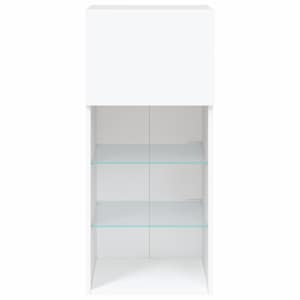 TV skříňka s LED osvětlením bílá 40,5 x 30 x 90 cm - obrázek 9