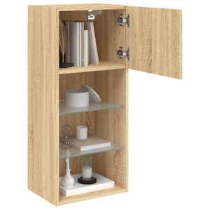 TV skříňka s LED osvětlením dub sonoma 40,5 x 30 x 90 cm - obrázek 6