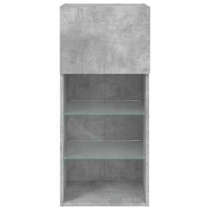 TV skříňka s LED osvětlením betonově šedá 40,5 x 30 x 90 cm - obrázek 7