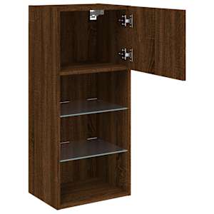 TV skříňka s LED osvětlením hnědý dub 40,5 x 30 x 90 cm - obrázek 8