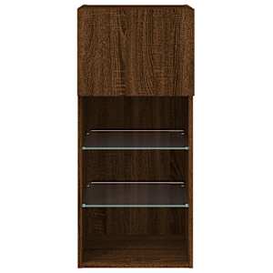 TV skříňka s LED osvětlením hnědý dub 40,5 x 30 x 90 cm - obrázek 9