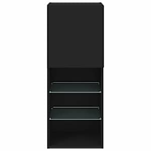 TV skříňka s LED osvětlením černá 40,5 x 30 x 102 cm - obrázek 9