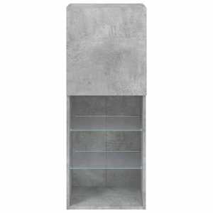 TV skříňka s LED osvětlením betonově šedá 40,5 x 30 x 102 cm - obrázek 9