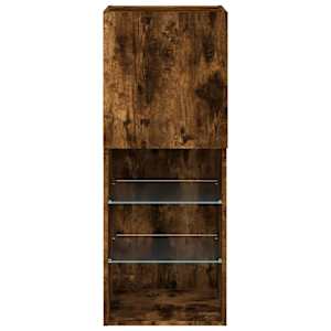 TV skříňka s LED osvětlením kouřový dub 40,5 x 30 x 102 cm - obrázek 9