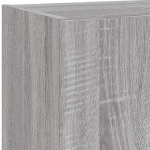 TV skříňka s LED osvětlením šedá sonoma 40,5 x 30 x 102 cm - obrázek 13