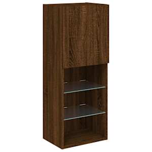 TV skříňka s LED osvětlením hnědý dub 40,5 x 30 x 102 cm - obrázek 7