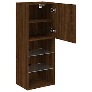 TV skříňka s LED osvětlením hnědý dub 40,5 x 30 x 102 cm - obrázek 8