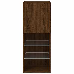 TV skříňka s LED osvětlením hnědý dub 40,5 x 30 x 102 cm - obrázek 9