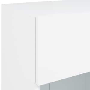 Nástěnná TV skříňka s LED osvětlením bílá 40 x 30 x 60,5 cm - obrázek 11