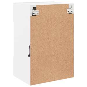 Nástěnná TV skříňka s LED osvětlením bílá 40 x 30 x 60,5 cm - obrázek 9