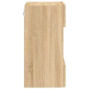 Nástěnná TV skříňka s LED osvětlením dub sonoma 40x30x60,5 cm - obrázek 10
