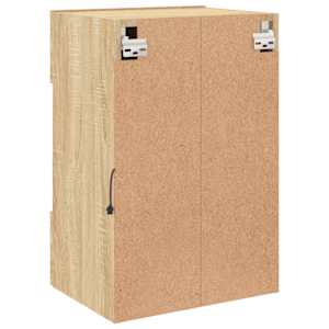 Nástěnná TV skříňka s LED osvětlením dub sonoma 40x30x60,5 cm - obrázek 9