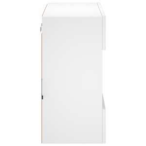 Nástěnná TV skříňka s LED osvětlením bílá 58,5 x 30 x 60,5 cm - obrázek 9
