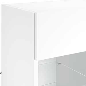 Nástěnná TV skříňka s LED osvětlením bílá 58,5 x 30 x 60,5 cm - obrázek 10