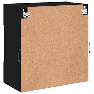 Nástěnná TV skříňka s LED osvětlením černá 58,5 x 30 x 60,5 cm - obrázek 8