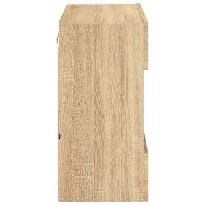 Nástěnná TV skříňka s LED osvětlením dub sonoma 58,5x30x60,5 cm - obrázek 9