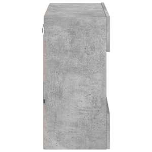 Nástěnná TV skříňka s LED betonově šedá 58,5 x 30 x 60,5 cm - obrázek 9