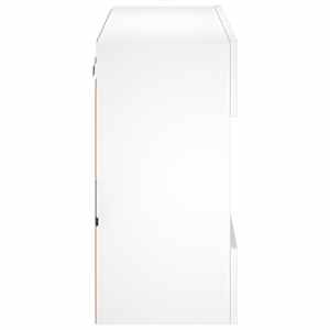 Nástěnná TV skříňka s LED osvětlením bílá 78,5 x 30 x 60,5 cm - obrázek 9