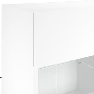 Nástěnná TV skříňka s LED osvětlením bílá 78,5 x 30 x 60,5 cm - obrázek 10