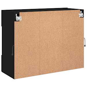 Nástěnná TV skříňka s LED osvětlením černá 78,5 x 30 x 60,5 cm - obrázek 8