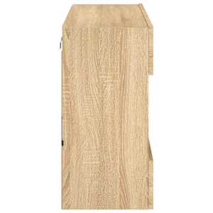 Nástěnná TV skříňka s LED osvětlením dub sonoma 78,5x30x60,5 cm - obrázek 9