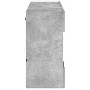 Nástěnná TV skříňka s LED betonově šedá 78,5 x 30 x 60,5 cm - obrázek 9